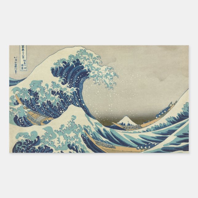 The Great Wave off Kanagawa Sticker (Front)