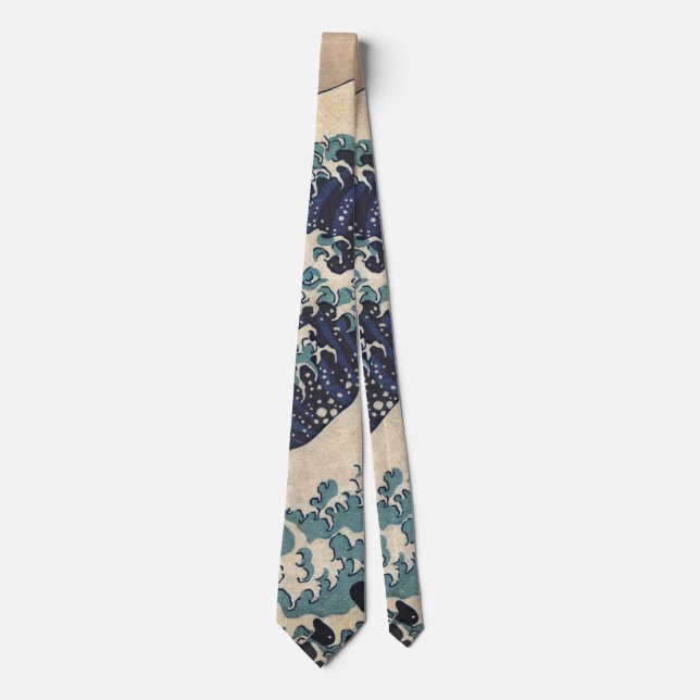 The Great Wave off Kanagawa Tie (Front)