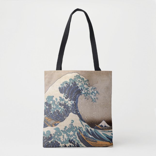 The Great Wave off Kanagawa Tote Bag (Front)