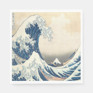 The Great Wave off Kanagawa Ukiyo-e Japanese Napkin