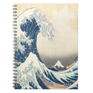 The Great Wave off Kanagawa Ukiyo-e Japanese Notebook