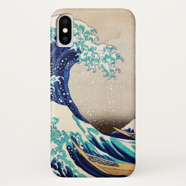The Great Wave off Kanagawa Vintage Japanese Art Case-Mate iPhone Case (Back)