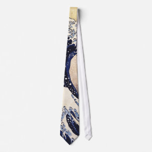 The Great Wave Off Kanagawa Vintage Japanese Art Tie