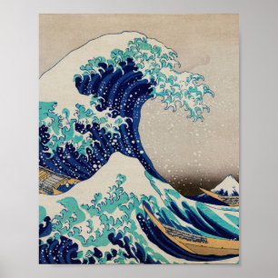 The Great Wave off Kanagawa vintage Poster