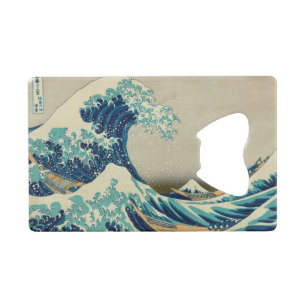 The Great Wave off Kanagawa Wallet Bottle Opener