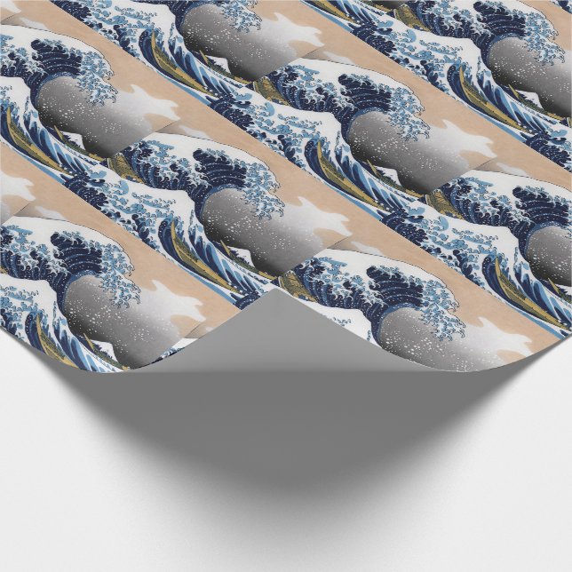 The Great Wave off Kanagawa Wrapping Paper (Corner)