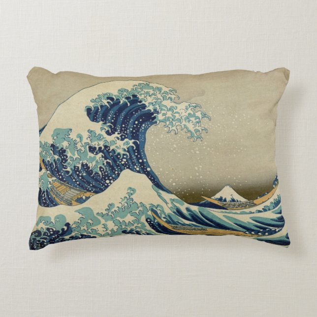 The Great Wave Pillow (Front)