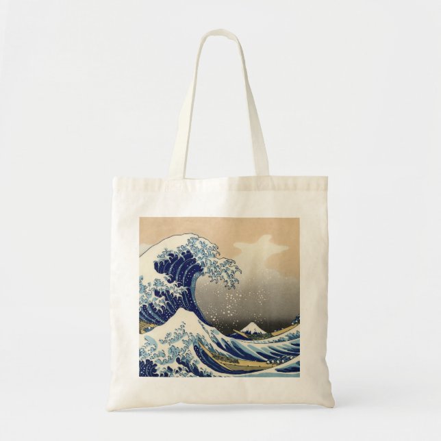 the great wave tote bag (Front)