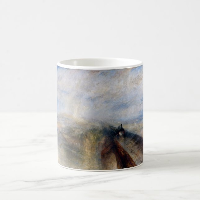 The Great Western Railway, William Turner, 1844 Coffee Mug (Center)