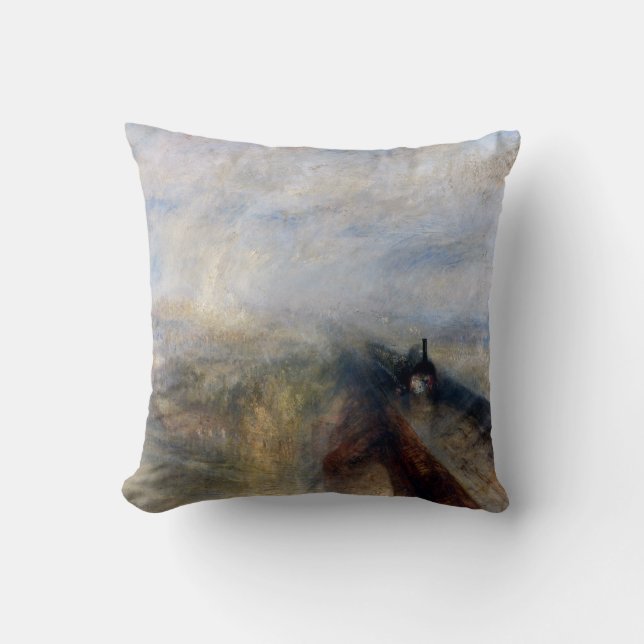 The Great Western Railway, William Turner, 1844 Throw Pillow (Front)