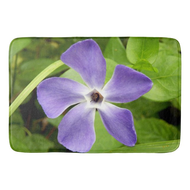 The Greater Periwinkle Bath Mat (Front)
