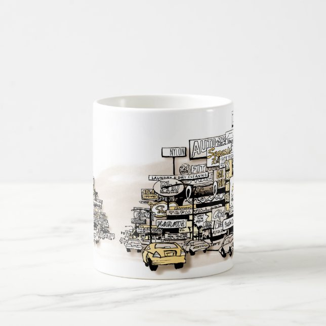 The Greater Suburban Strip Coffee Mug (Center)