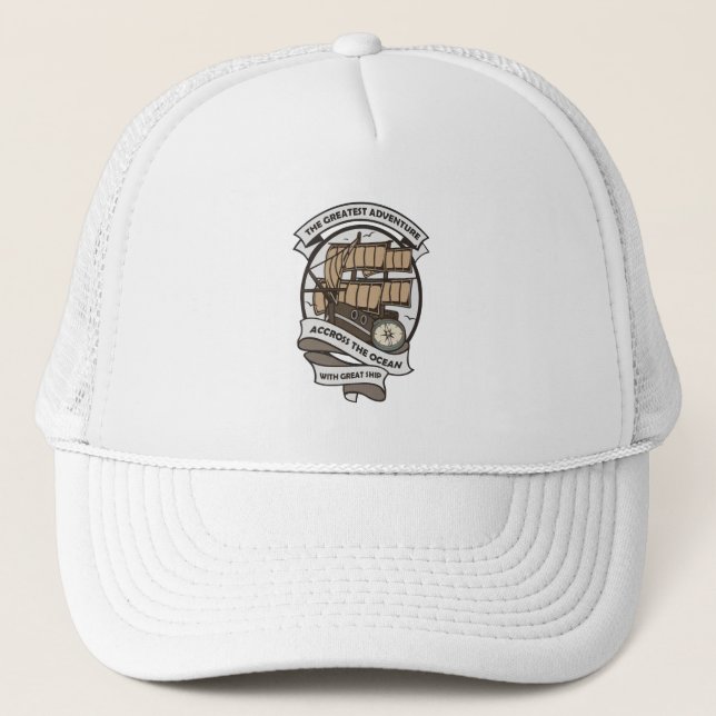 The Greatest Adventure Trucker Hat (Front)