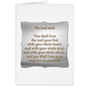 The Greatest Commandment