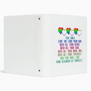 The Greatest Commandment Binder