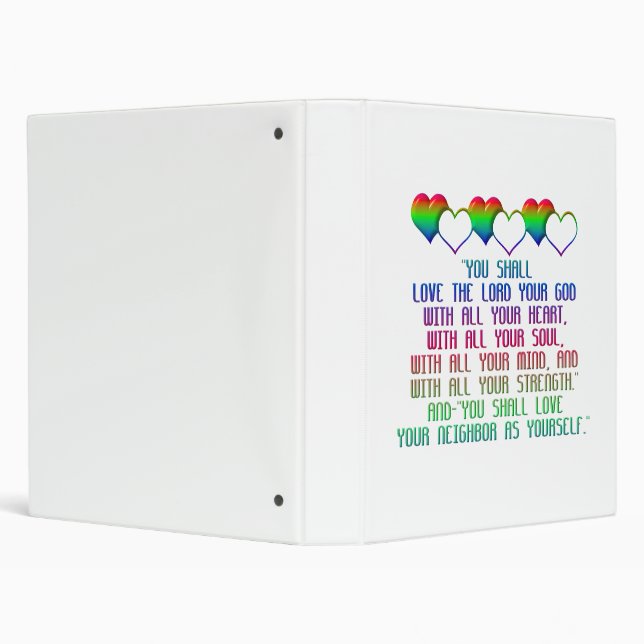 The Greatest Commandment Binder (Background)