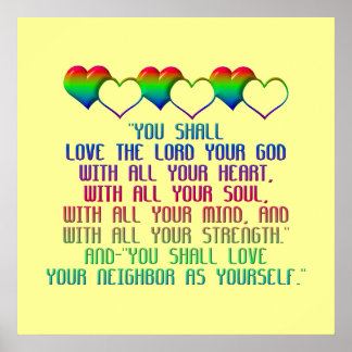 The Greatest Commandment Poster