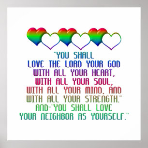 The Greatest Commandment Poster