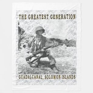 THE GREATEST GENERATION FLEECE BLANKET