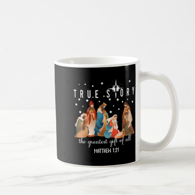 The Greatest Gift For All Christmas Nativity Jesus Coffee Mug (Right)