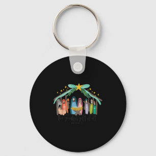 The Greatest Gift For All Christmas Nativity Jesus Keychain
