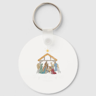 The Greatest Gift For All Christmas Nativity Jesus Keychain