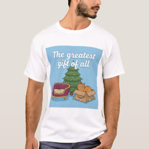 The Greatest Gift of All – Christmas Cat Tee