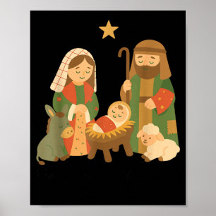 The Greatest Gift Off All Nativity Scene Jesus Mat Poster
