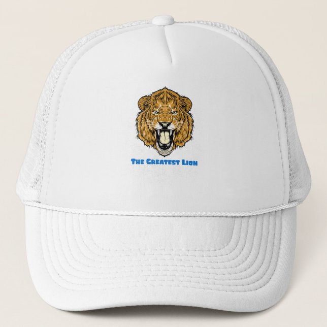 The Greatest Lion Trucker Hat (Front)