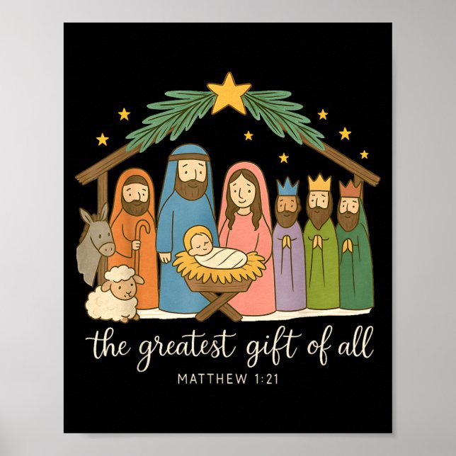 The Greatest Of All Nativity Jesus Christian Chris Poster (Front)