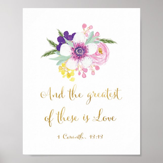 The greatest of these is Love - Art Print (Front)
