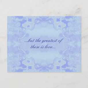 The Greatest of These is Love Postcard