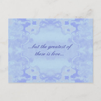 The Greatest of These is Love Postcard
