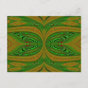 The Green Butterfly  Postcard