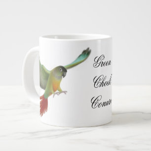 The Green Cheek Conure Customizable Mug