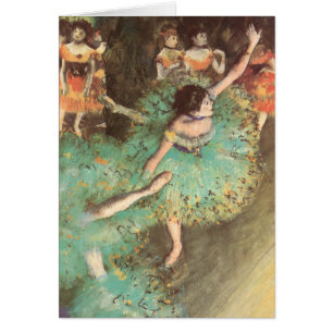 The Green Dancer by Edgar Degas, Vintage Ballet