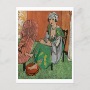 The Green Dress - Henri Matisse Holiday Postcard
