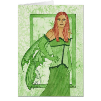 The Green Faery Card