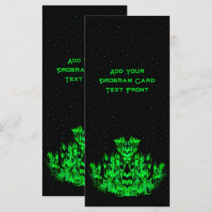 The green Flame Monster in The Starlight Sky Program