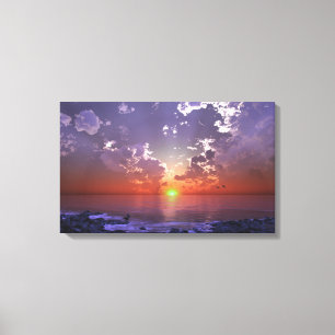 The Green Flash Canvas Print