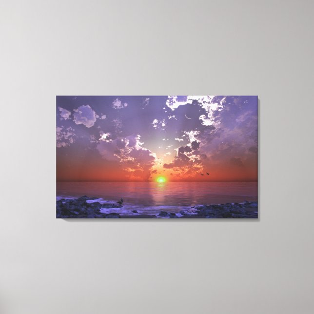 The Green Flash Canvas Print (Front)