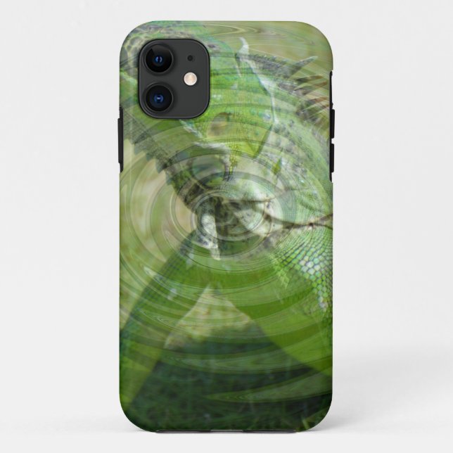 The Green Iguana Case-Mate iPhone Case (Back)