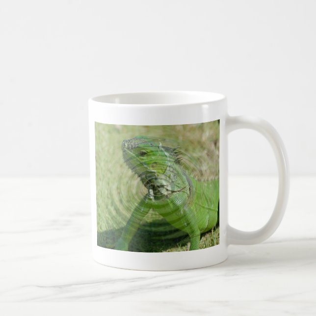 The Green Iguana Coffee Mug (Right)