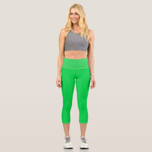 The Green Ireland Pattern, St Patrick's Day, Irish Capri Leggings