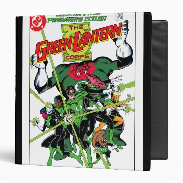 The Green Lantern Corps Binder (Front/Inside)