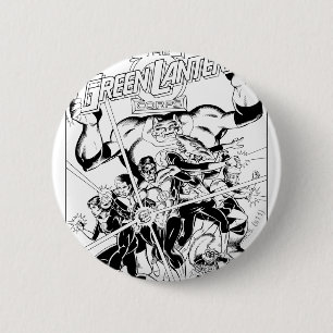 The Green Lantern Corps, Black and White 2 Inch Round Button