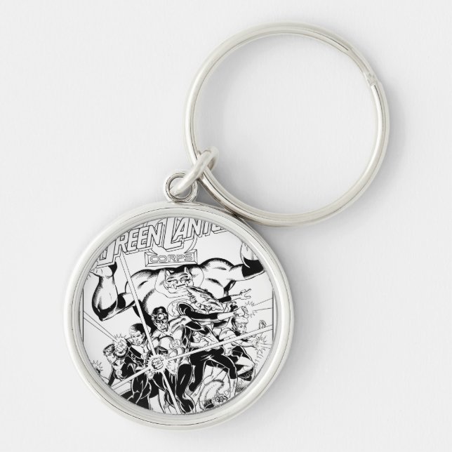 The Green Lantern Corps, Black and White Keychain (Front)