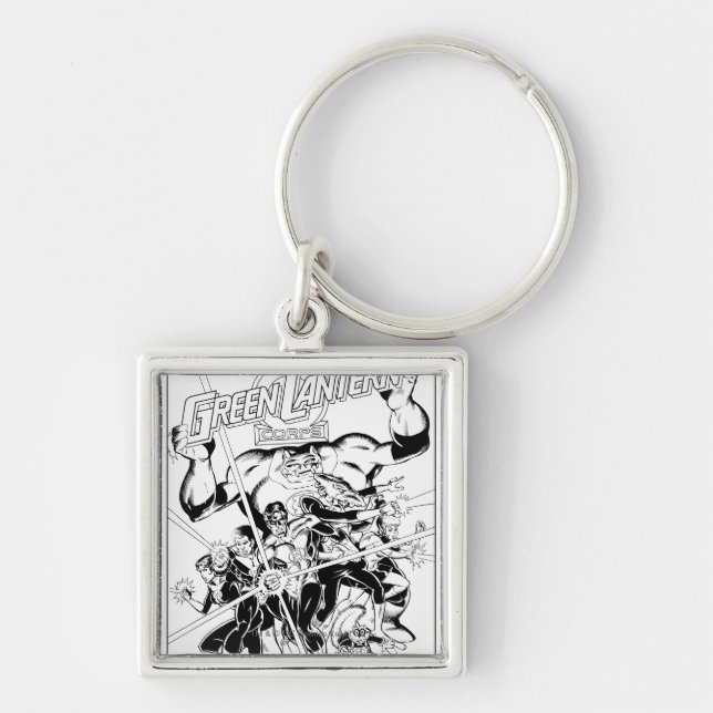 The Green Lantern Corps, Black and White Keychain (Front)