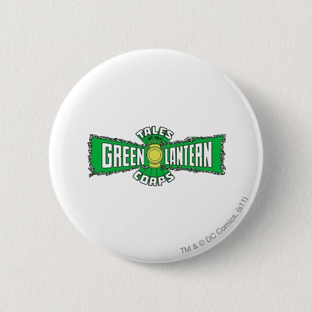 The Green Lantern Corps - Green Logo 2 Inch Round Button (Front)