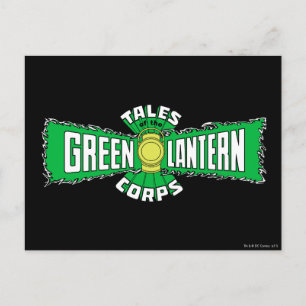 The Green Lantern Corps - Green Logo Postcard